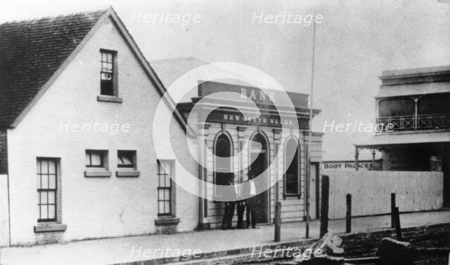 First Bank of New South Wales in Fortitude Valley, Brisbane, c1890. Creator: Unknown.