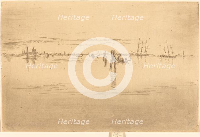 Long Lagoon, 1880. Creator: James Abbott McNeill Whistler.