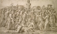Sacrifice to Priapus, 1540. Artist: Lambert Lombard.