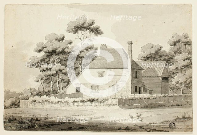 English Farmhouse, n.d. Creator: Samuel Hieronymus Grimm.