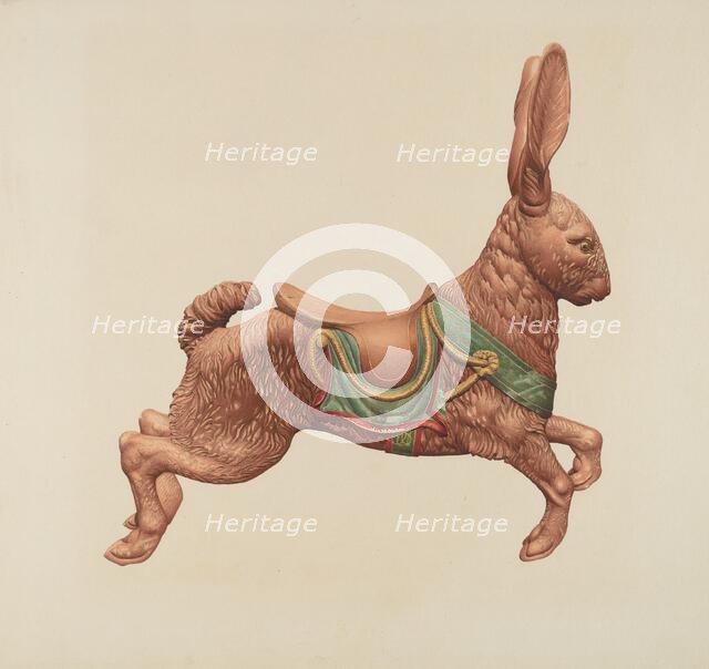 Carousel Rabbit, c. 1939. Creator: Robert Pohle.