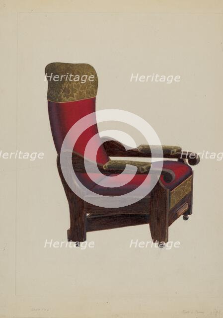 Chair, c. 1938. Creator: Clyde L. Cheney.