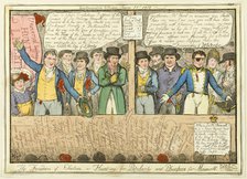 The Freedom of Election, published June 22, 1818. Creator: Isaac Robert Cruikshank.