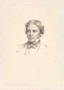 Portrait of Michael Faraday, 1852. Creator: William Holl.