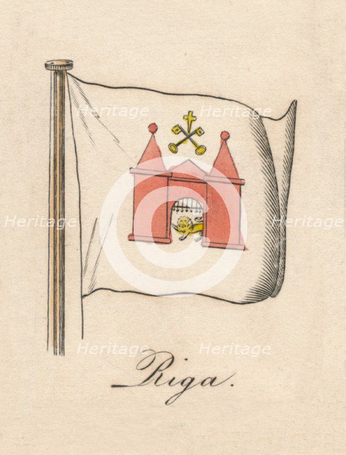 'Riga', 1838. Artist: Unknown.