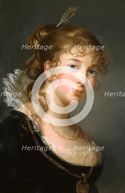 Princess Frederica Dorothea Louise Philippine of Prussia (1770-1836), Countess Radziwill, c. 1801. Creator: Vigée Le Brun, Louise Élisabeth (1755-1842).