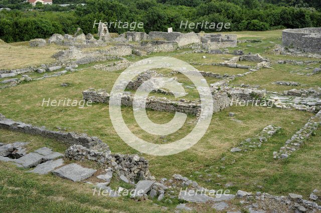Ruins of the Episcopal Centre, ancient city of Salona, Solin, Croatia, 2018. Creator: Unknown.