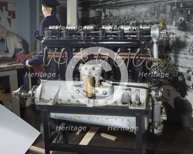 BMW Model IIIA In-line 6 Engine, 1918. Creator: BMW.