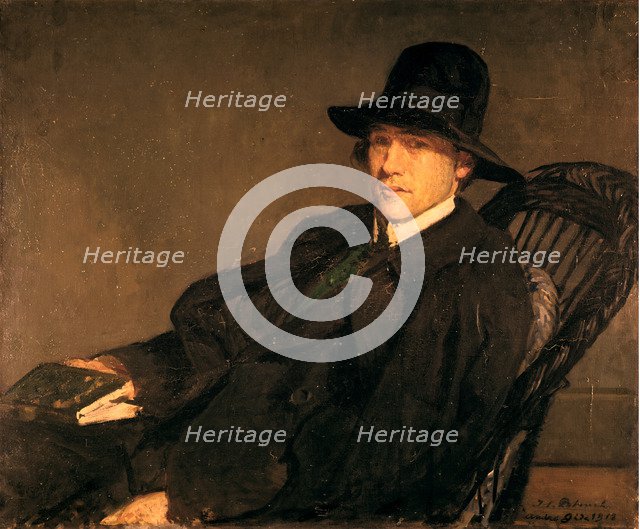 'Portrait of Andre Gide' (1869-1951)', 1912.  Artist: Jacques Emile Blanche