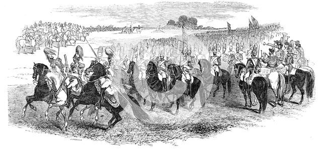 Grand Review in Hyde Park, on Saturday Last, July 1844. Creator: Unknown.