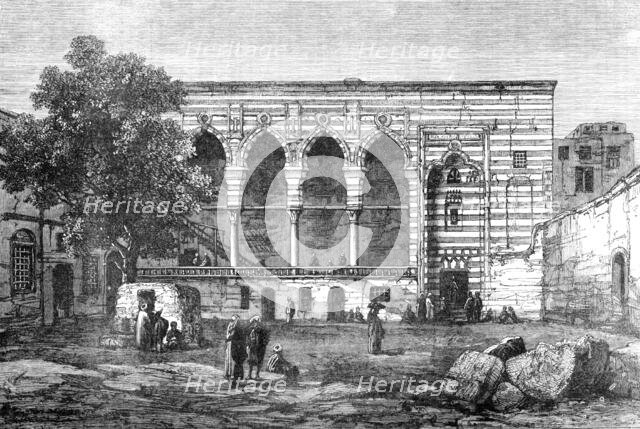 The Crisis in Egypt: Court of the Cadi, Cairo, 1881. Creator: Unknown.