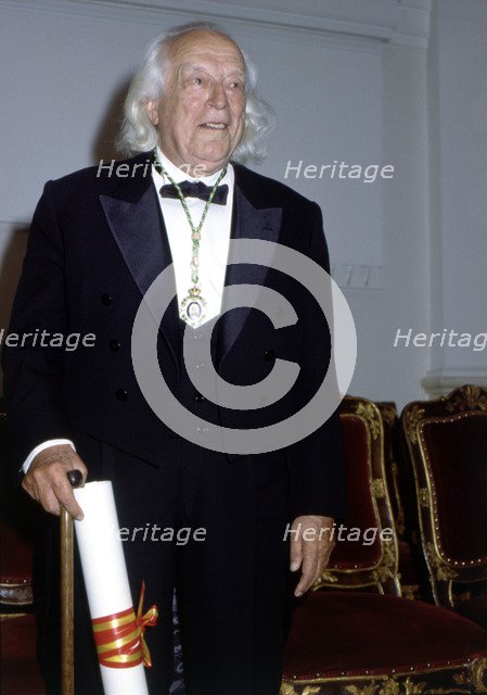 Rafael Alberti (1902-1999), Spanish poet and politician, Cervantes Prize 1983, photo 1989.