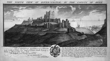 'The North View of Dover-Castle, in the County of Kent.', c1735. Artists: Samuel Buck, Nathaniel Buck.