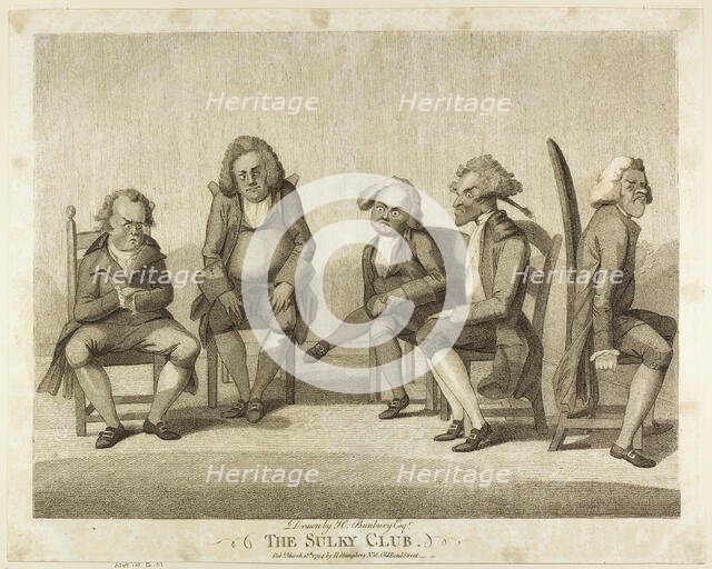 The Sulky Club, published March 18, 1794. Creator: Henry William Bunbury.