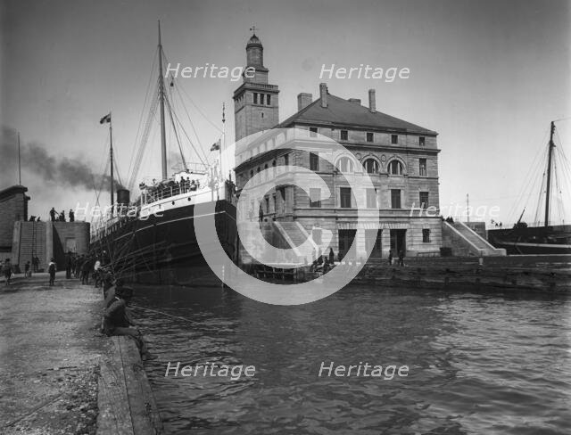Weitzle (i.e. Weitzel) Lock, Sault Ste. Marie, between 1890 and 1905. Creator: Unknown.