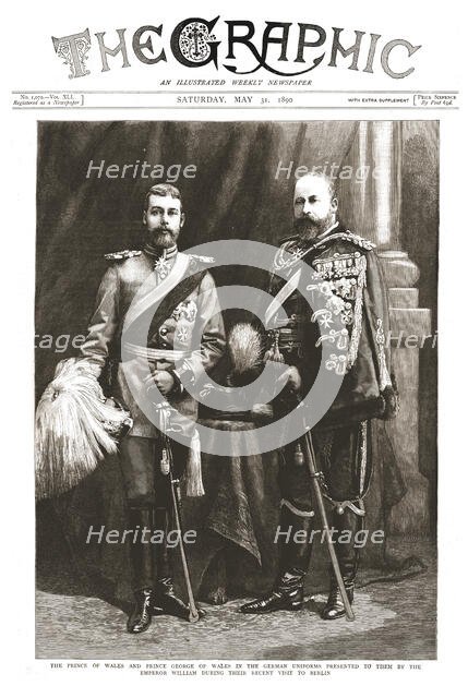 ''The Graphic, Front Cover Saturday May 31, 1890', 1890. Creator: Unknown.