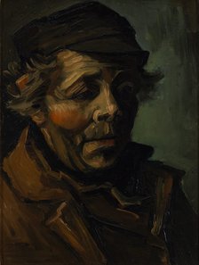 Head of a peasant, 1884. Artist: Gogh, Vincent, van (1853-1890)
