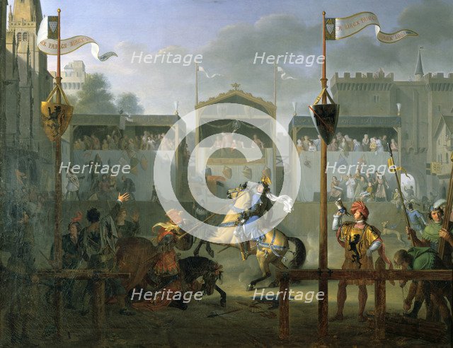 'The Tournament', 1812. Artist: Pierre Henri Revoil