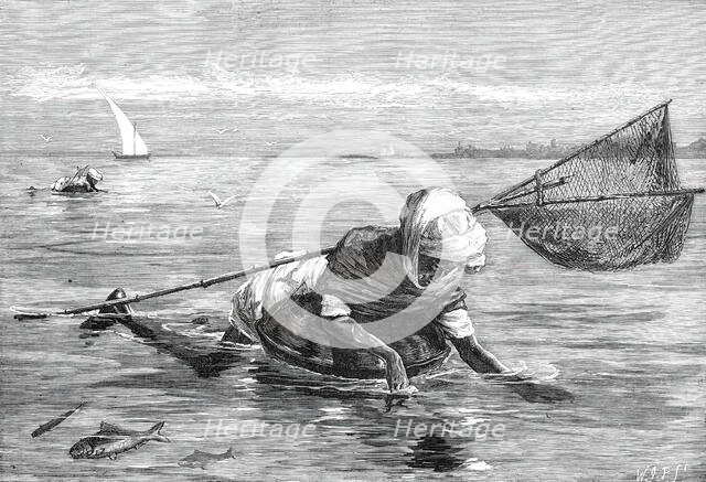 The Royal Visit to India: Pala Fishermen on the Indus, 1876. Creator: Unknown.