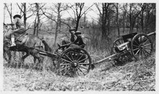 Field artillery training, Fort Sheridan, Illinois, USA, 1920. Artist: Unknown