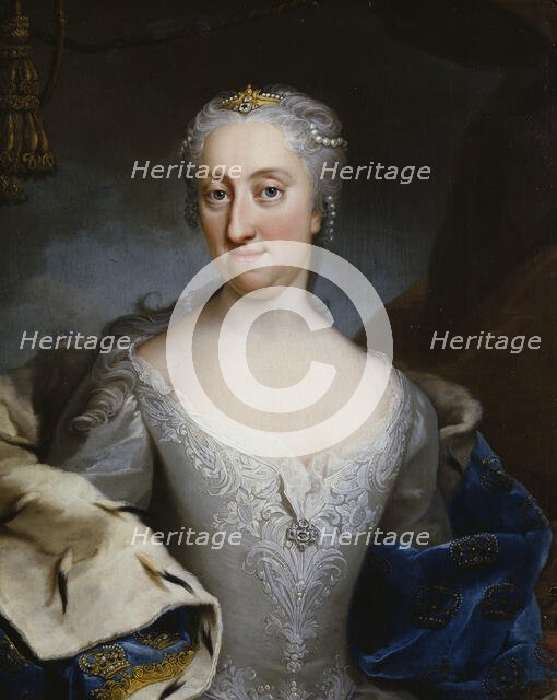 Ulrika Eleonora d.y. 1688-1741, Queen of Sweden, 1730. Creator: Martin van Meytens.