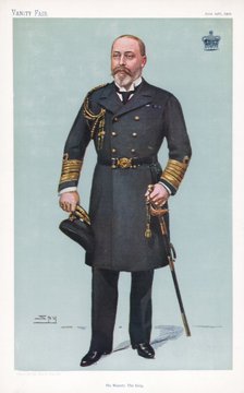 'His Majesty the King', 1902. Artist: Spy