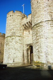 Medieval City Walls, Westgate Towers, Canterbury, Kent, 20th century. Artist: CM Dixon.