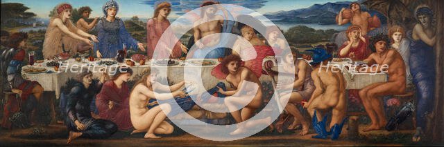 The Feast of Peleus, mid-late 19th century. Creator: Sir Edward Coley Burne-Jones.