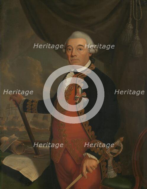 Portrait of Johan Arnold Zoutman, 1801. Creator: Cornelis van Cuylenburg.
