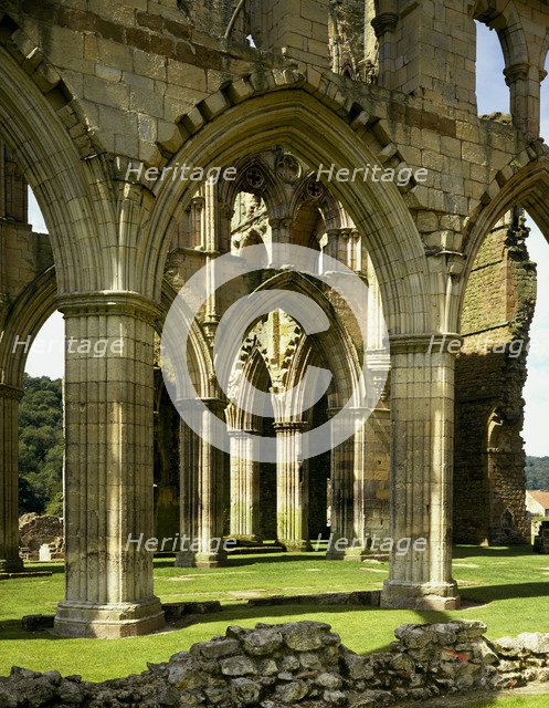 Rievaulx Abbey, North Yorkshire, 1988.  Artist: Paul Highnam