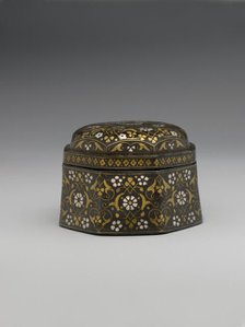 Bidri Box for Holding Pan, India, early-mid 17th century. Creator: Unknown.