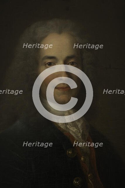 Portrait of Voltaire (1694-1778) in 1718, between 1718 and 1724. Creator: Nicolas de Largilliere.