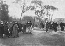''Un enterrement arabe au Caire; Le Nord-Est Africain', 1914. Creator: Unknown.