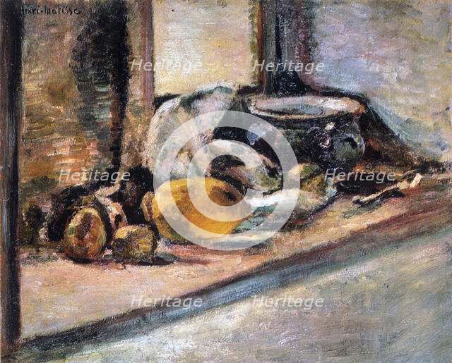 'Blue Pot and Lemon', 1897. Creator: Henri Matisse.