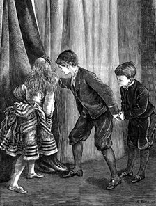 Hide and Seek, 1873. Creators: A. Hopkins, Joseph Swain.