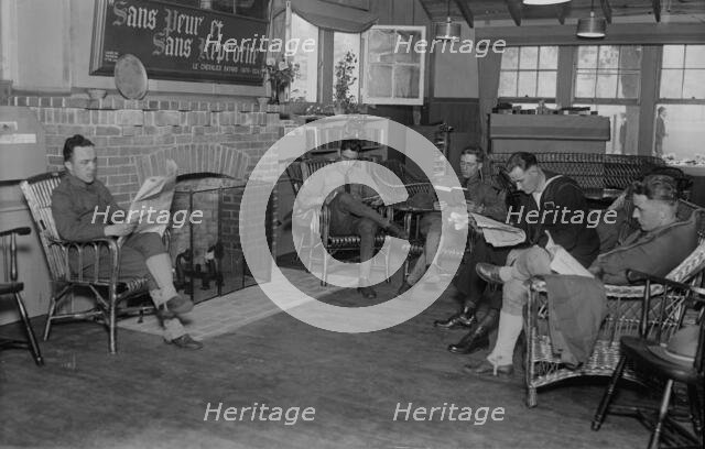 Y.M.C.A. hut, 1918. Creator: Bain News Service.