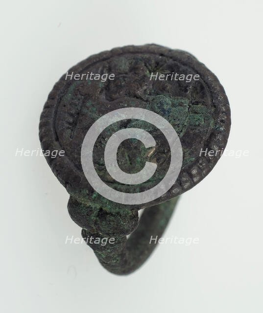 Finger Ring, Frankish, 7th century. Creator: Unknown.