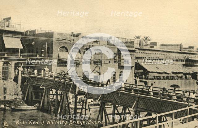 'Side View of Whiteley Bridge, Basra', c1918-c1939. Creator: Unknown.