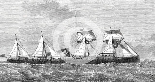 The new steam-ship Australia, 1876. Creator: Josiah Robert Wells.