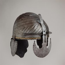 Helmet, Indian, Deccan, probably Bijapur (Vijayapur), 17th century. Creator: Unknown.
