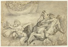 Neptune Calming the Tempest Raised by Aeolus against Aeneas ("Quos Ego"), n.d. Creator: Unknown.