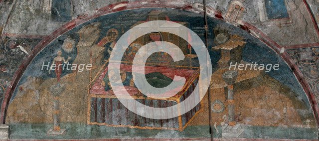 King Nebuchadnezzar's Dream, ca 1350. Artist: Anonymous  