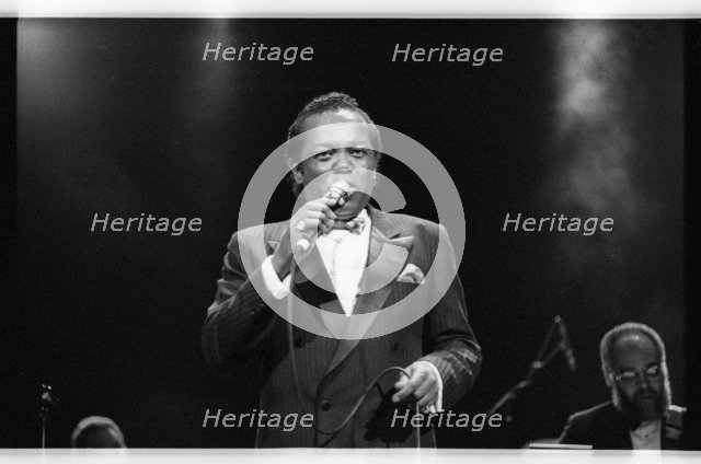 Lou Rawls, Royal Albert Hall, 1990. Artist: Brian O'Connor.