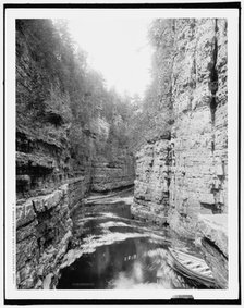 Entrance to flume, Ausable Chasm, N.Y., between 1900 and 1906. Creator: Unknown.