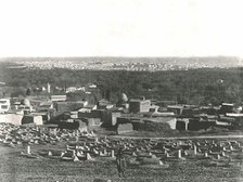 City panorama from Sulhieh, Damascus, Ottoman Syria, 1895.  Creator: W & S Ltd.