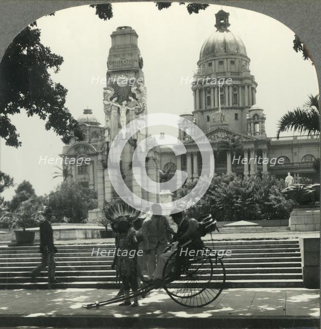 'Town Hall and World War Memorial, Durban, South Africa', c1930s. Creator: Unknown.