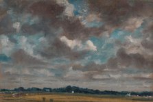 Extensive Landscape with Grey Clouds, ca. 1821. Creator: John Constable.