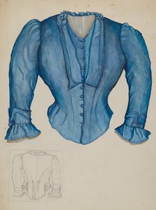 Blouse, c. 1937. Creator: Edna C. Rex.