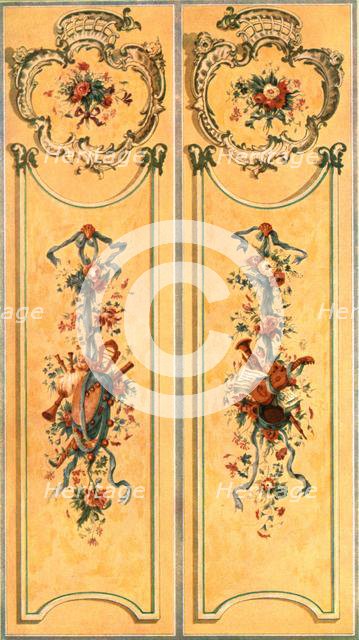 Painted decoration in the New Palace, Potsdam, Germany, (1928). Creator: Unknown.