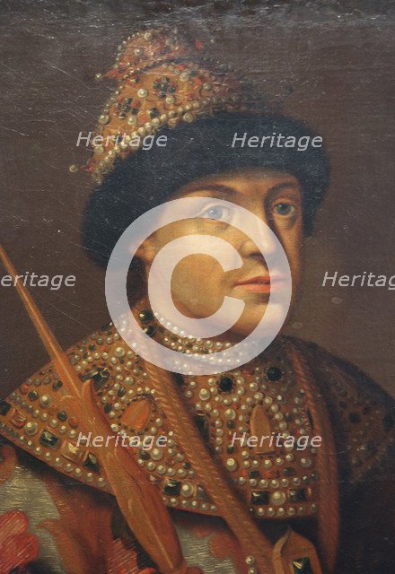 'Portrait of Tsar Feodor Alexeyevich, first half of 19th century. Artist: Unknown